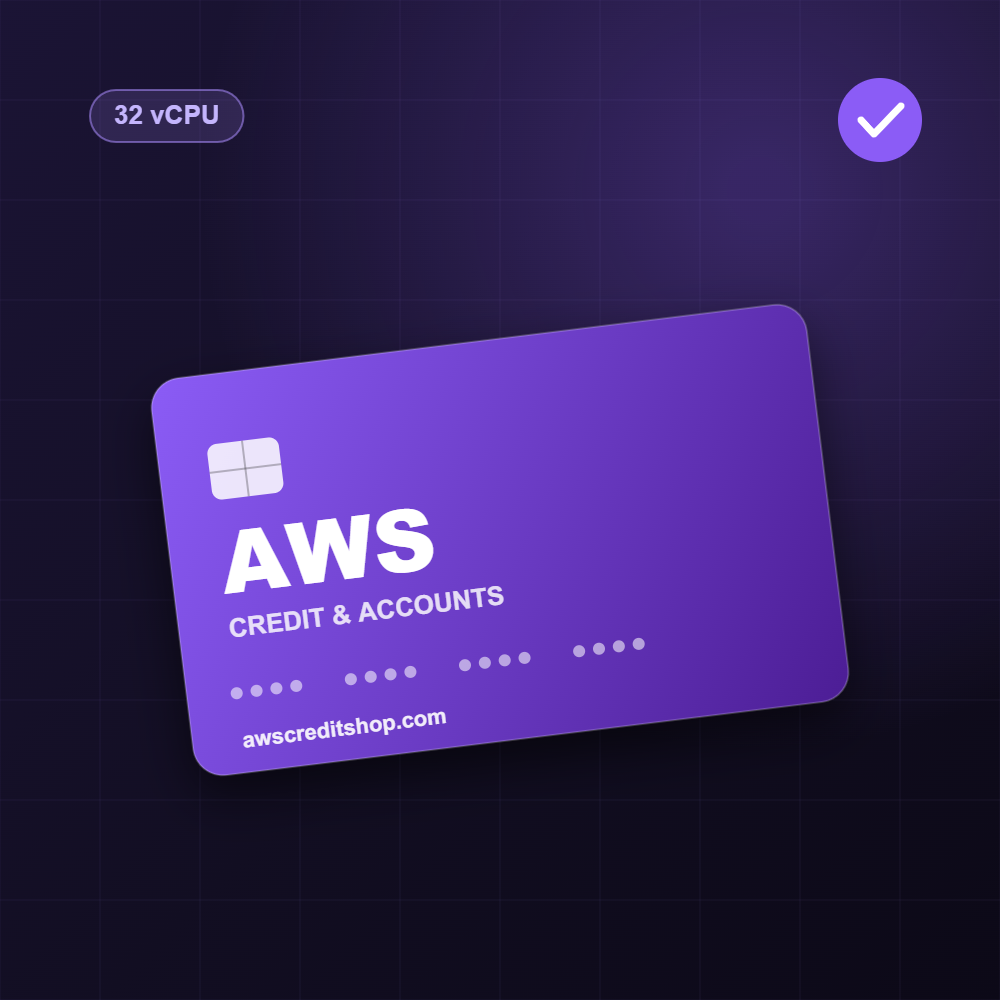 Buy AWS 32 vCPU Account